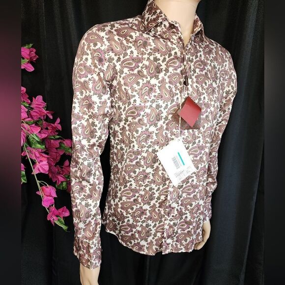 NWT Etro Long Sleeve Button Up Shirt - Mens - Picture 3 of 13